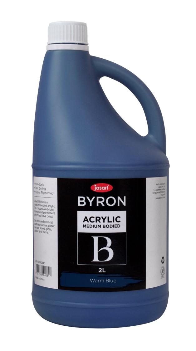 SP - PAINT JASART BYRON ACRYLIC 2 LITRE WARM BLUE