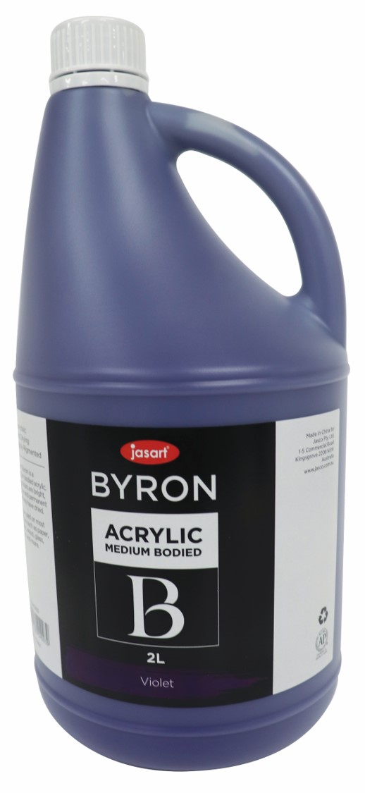 SP - PAINT JASART BYRON ACRYLIC 2 LITRE VIOLET
