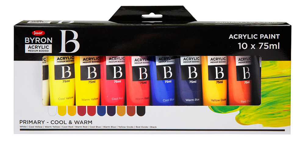 PAINT JASART BYRON ACRYLIC 75ML SET 10