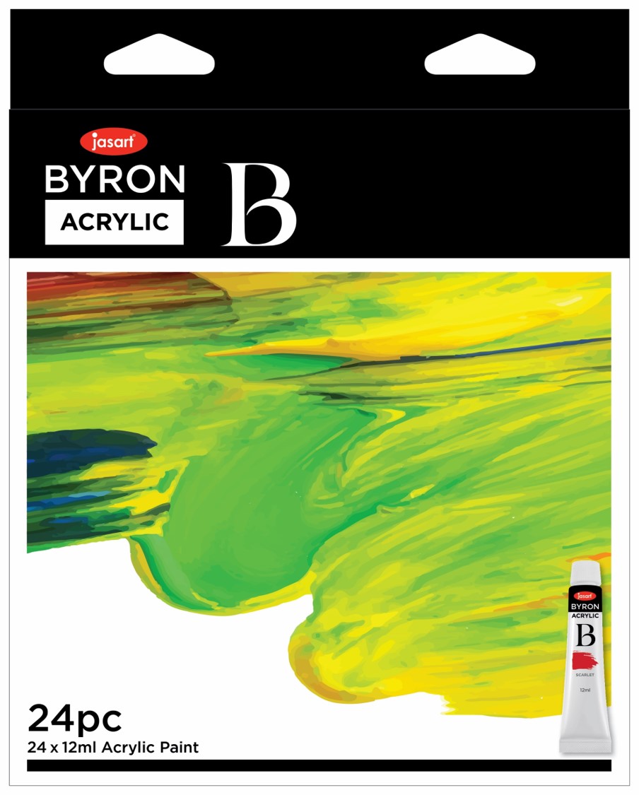 SP- PAINT JASART BYRON ACRYLIC 12ML SET 24