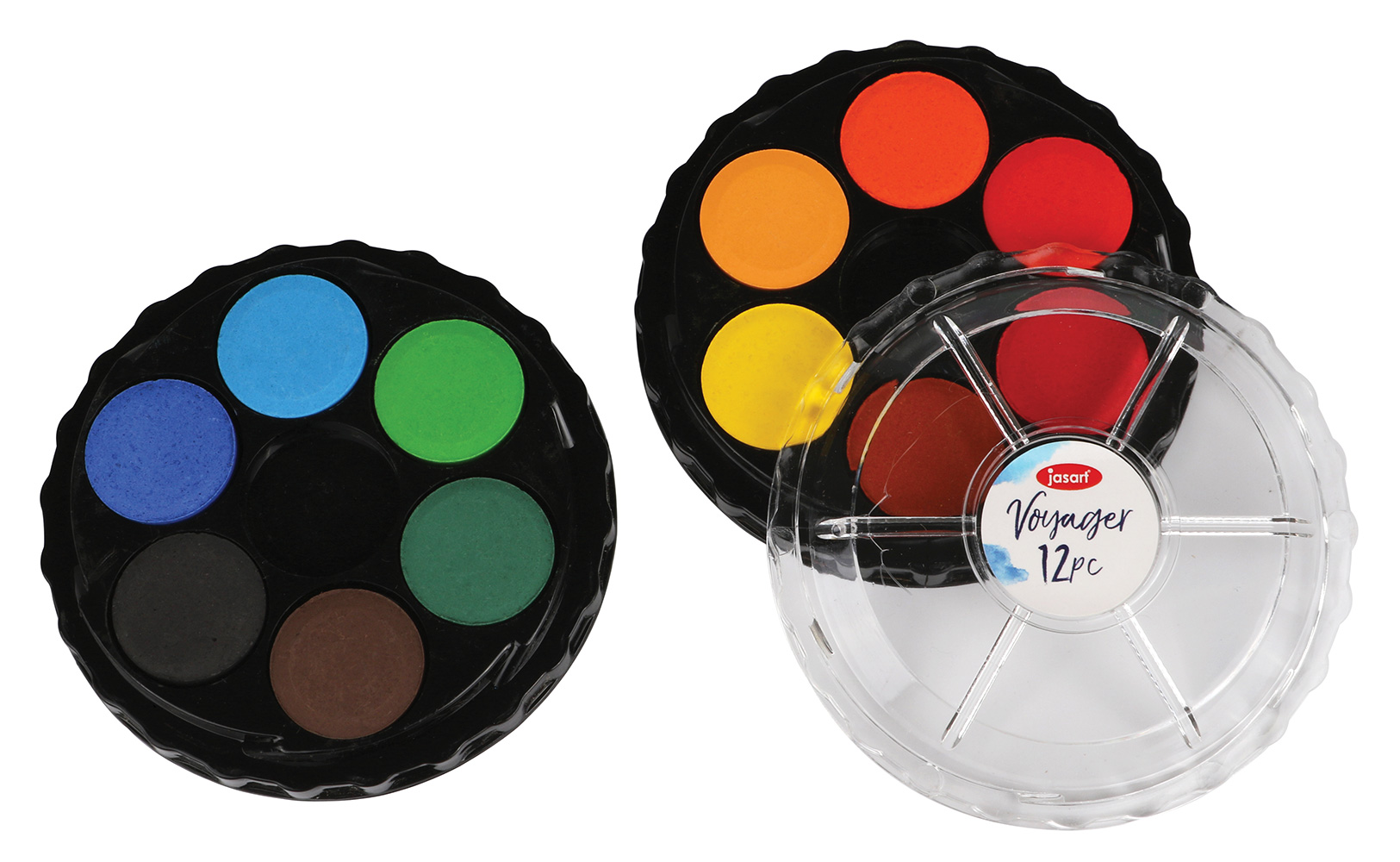 WATER COLOUR DISCS JASART VOYAGER SET 12PC