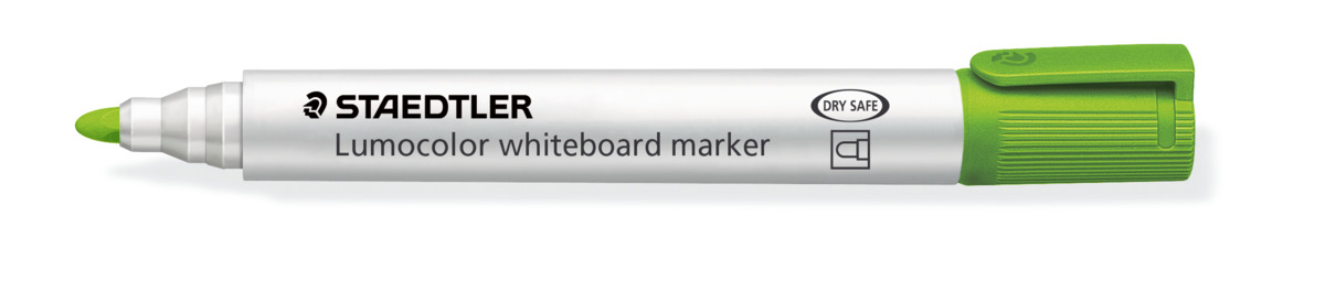 SP- MARKER WHITEBOARD STAEDTLER LUMOCOLOR 351 2MM BULLET LIGHT GREEN
