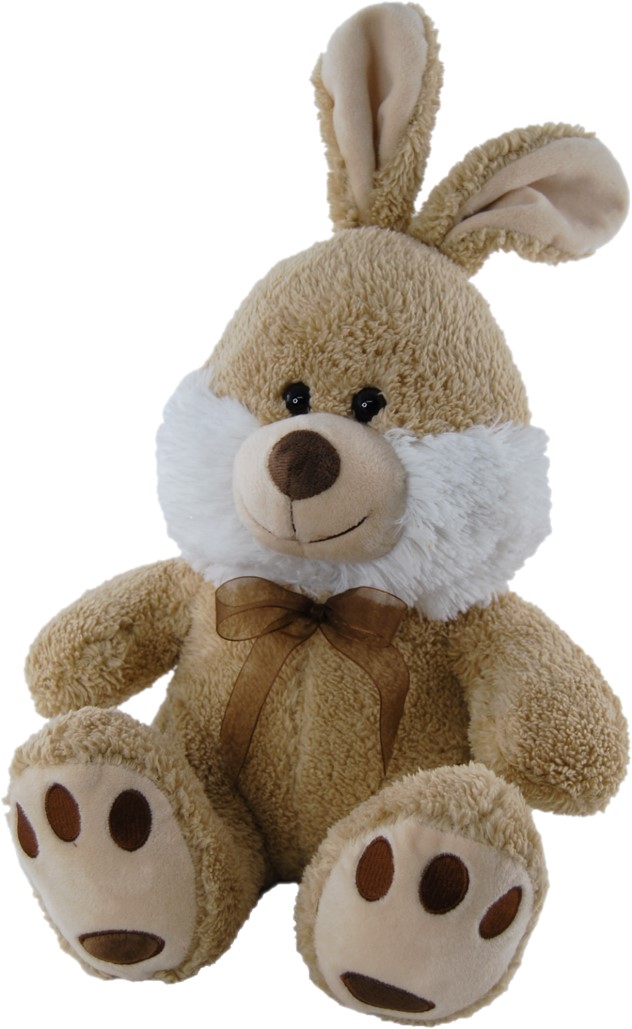 SOFT TOY ELKA 25CM BUNNY BISCUIT LIGHT BROWN