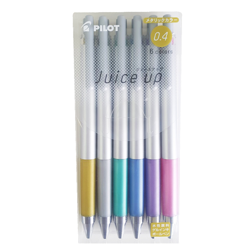SP- PEN PILOT JUICE UP 0.4MM SYNERGY TIP GEL RETRACTABLE ASSORTED WLT 6
