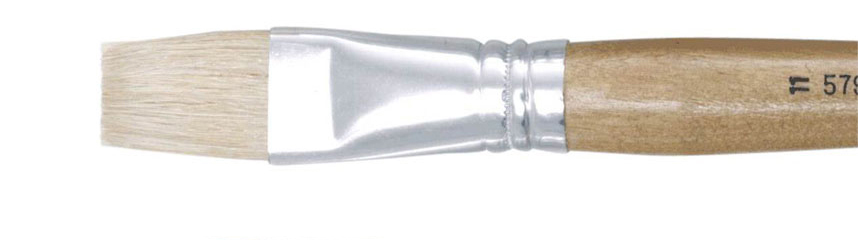 PAINT BRUSH JASART 579 HOG HAIR FLAT NO.11