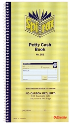 PETTY CASH VOUCHERS SPIRAX 552 C/LESS DUP PK10