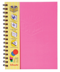 NOTEBOOK SPIRAX 511 A5 H/C PINK