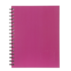 NOTEBOOK SPIRAX 512 A4 H/C TWIN WIRO PINK 200PG