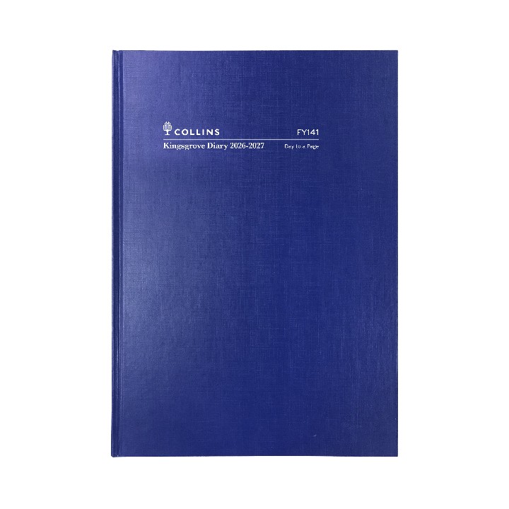 DIARY FINANCIAL YEAR 26-27 KINGSGROVE A4 141 P59 DTP BLUE