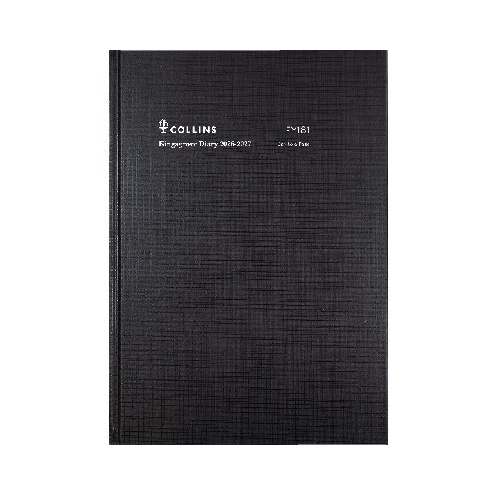 DIARY FINANCIAL YEAR 26-27 KINGSGROVE A5 181 P99 DTP BLACK