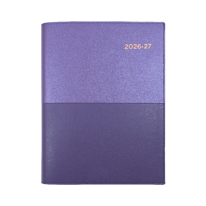 DIARY FINANCIAL YEAR 26-27 VANESSA A5 385 V55 WTV PURPLE
