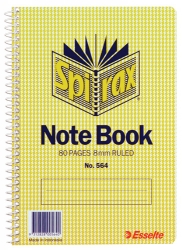 NOTEBOOK SPIRAX 564 167X114 S/O