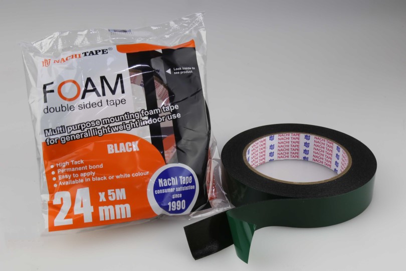 DOUBLE SIDED TAPE NACHI 24MM X 5M 2010R BLACK