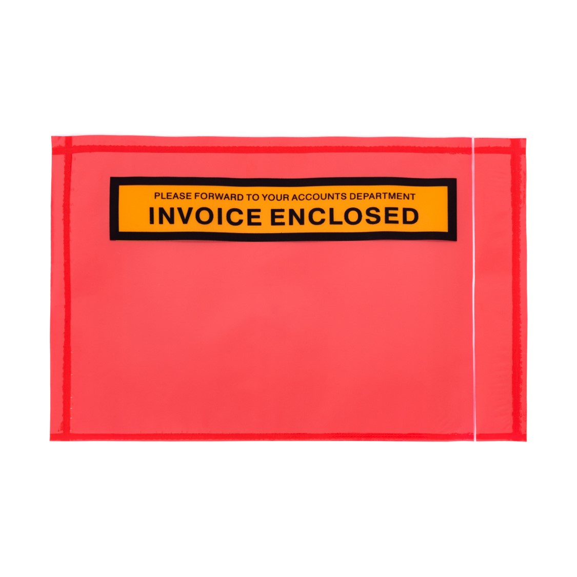 SELF ADHESIVE LOPES STYLUS 165MM X 115MM INVOICE ENCLOSED RED 1000/PACK