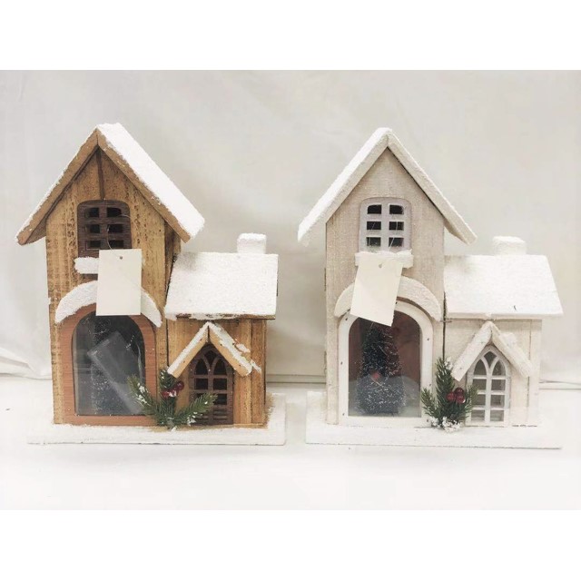 DECO XMAS 30CM LED HERITAGE HOUSE