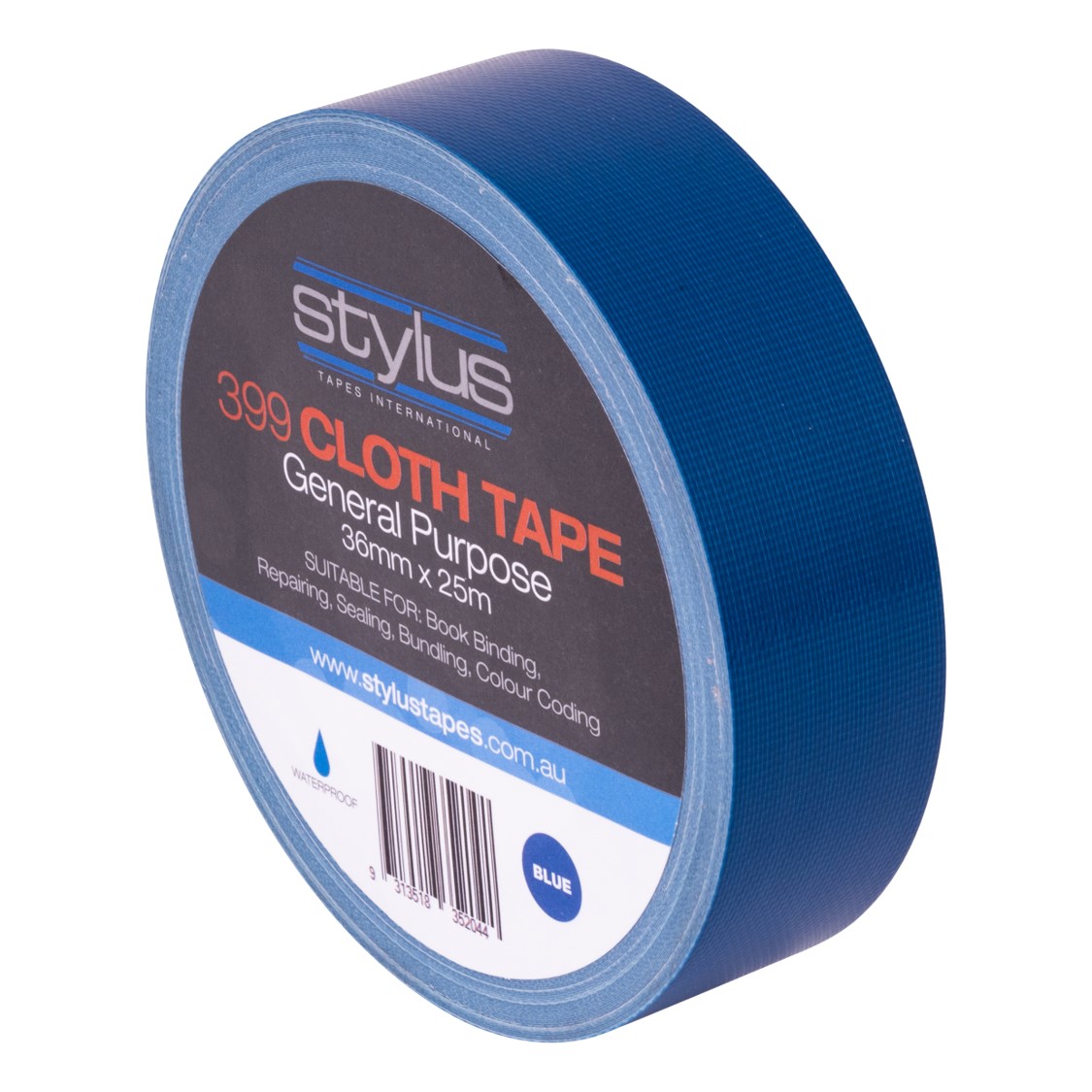 SP- CLOTH TAPE STYLUS 24MM X 25M 399 GP RETAIL BLUE