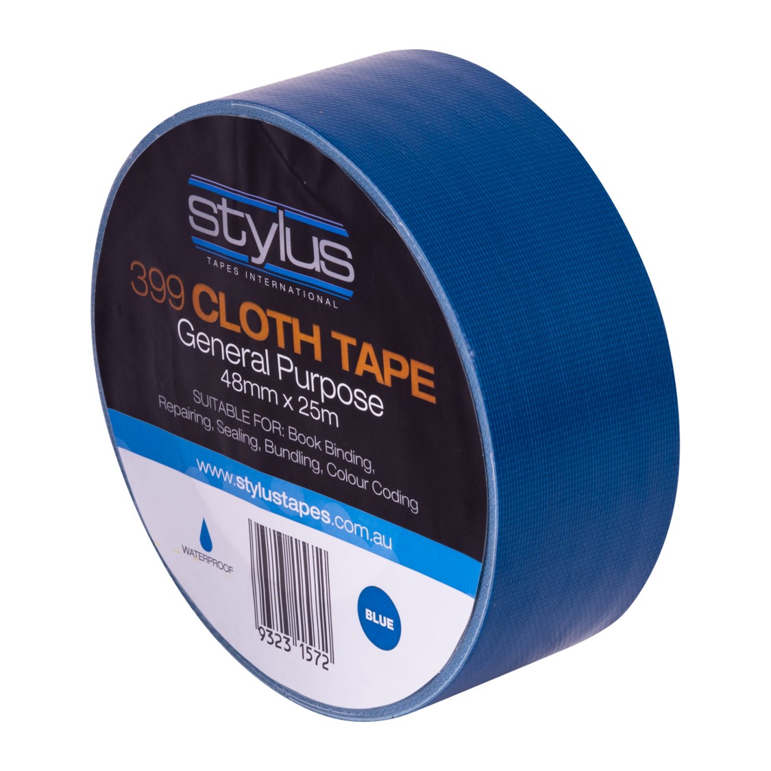 SP- CLOTH TAPE STYLUS 48MM X 25M 399 GP RETAIL BLUE