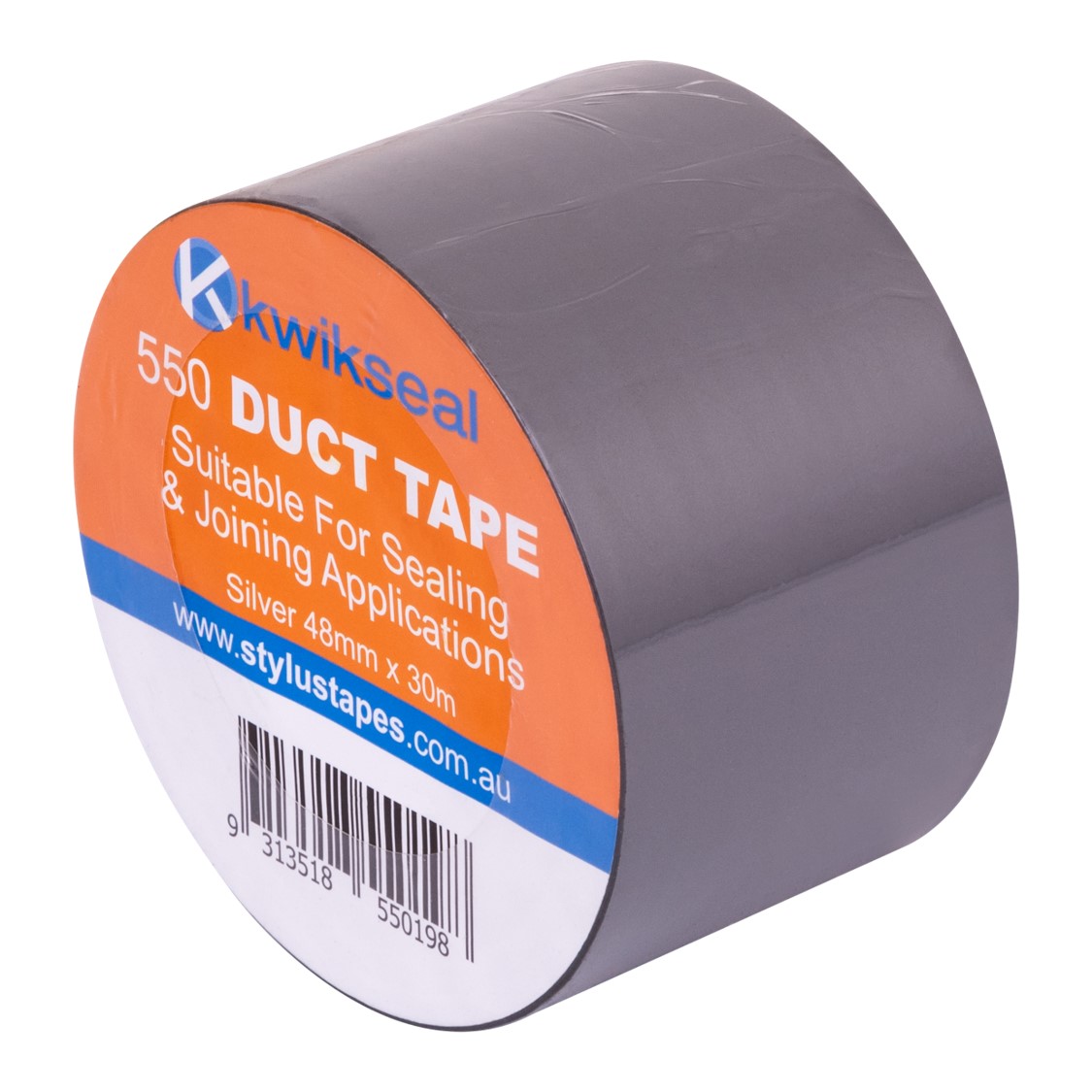 SP- DUCT TAPE KWIKSEAL 48MM X 30M 550 SILVER CTN48