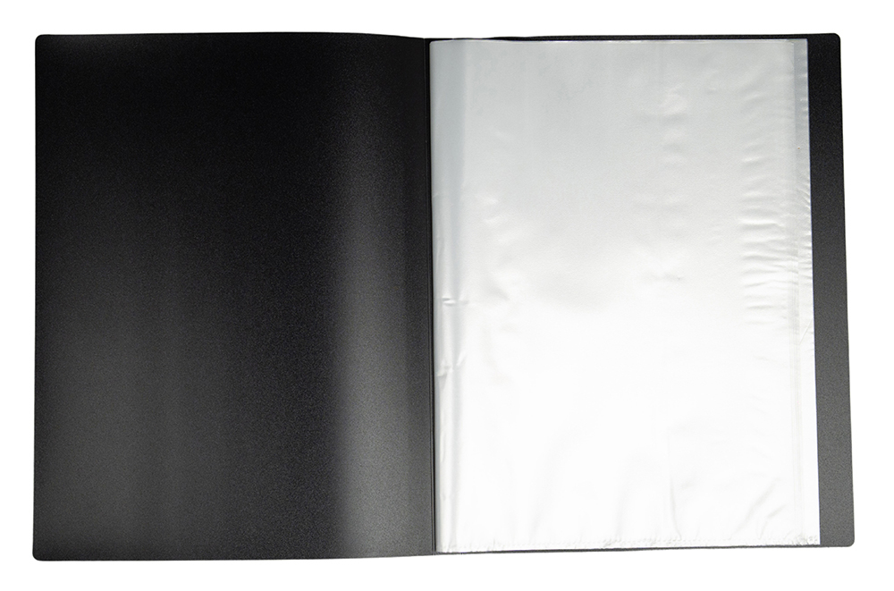 DISPLAY BOOK GNS A4 40 POCKET NON-REFILLABLE BLACK
