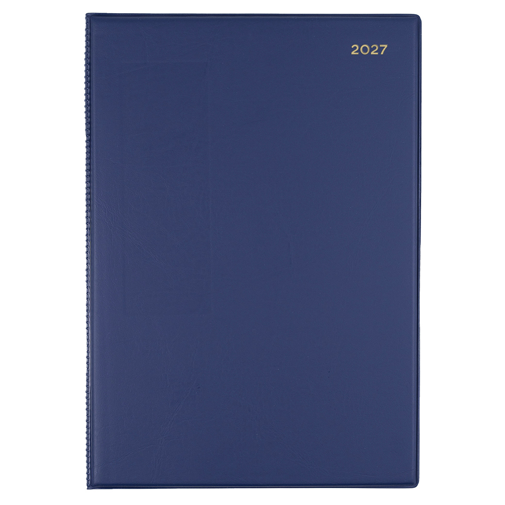 DIARY 2027 COLLINS BELMONT A4 147.V59 PVC DTP NAVY