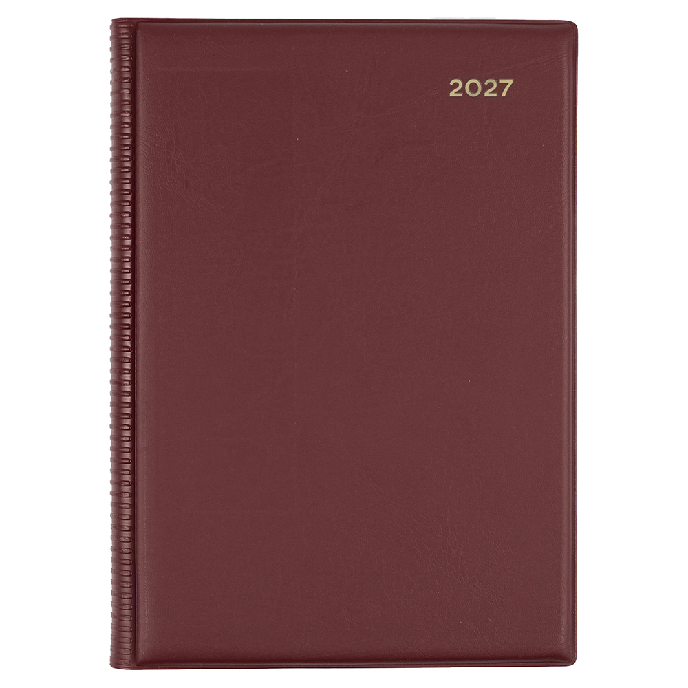DIARY 2027 COLLINS BELMONT A5 187.V78 PVC DTP C RED