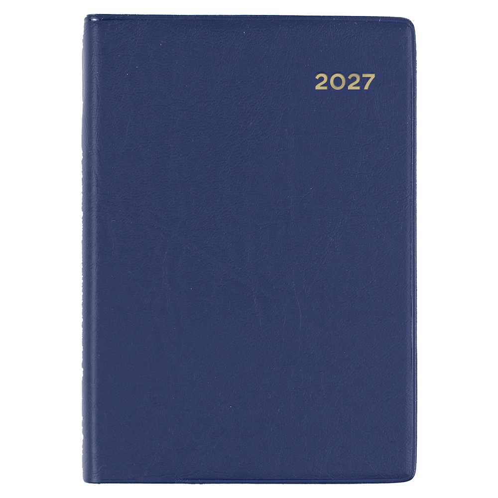DIARY 2027 COLLINS BELMONT A7 137.V59 PVC POCKET DTP NAVY