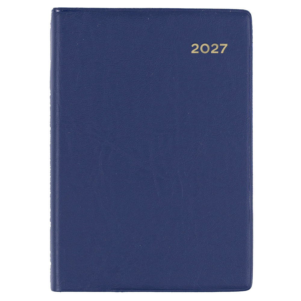 DIARY 2027 COLLINS BELMONT A7 337.V59 PVC POCKET WTV NAVY