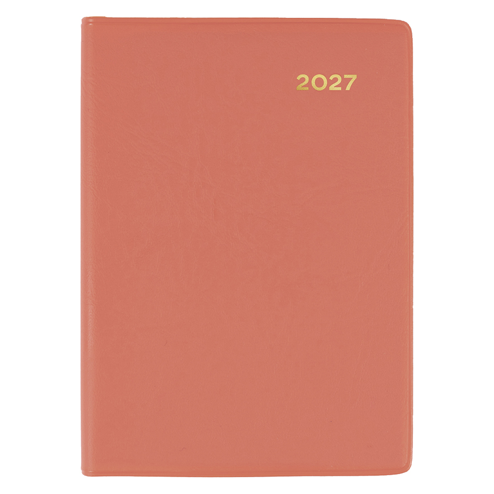 DIARY 2027 COLLINS BELMONT A7 337.V44 PVC POCKET WTV NEW ORANGE