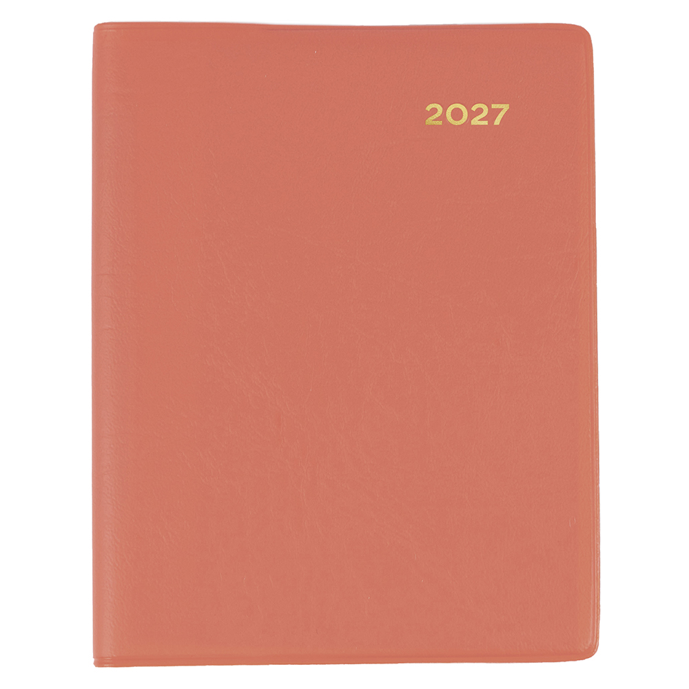 DIARY 2027 COLLINS BELMONT A7 337P.V44 PVC PKT W/PENCIL WTV NEW ORANGE