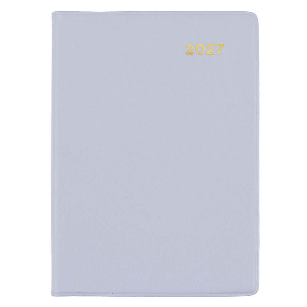 DIARY 2027 COLLINS BELMONT A7 337.V98 PVC POCKET WTV GREY