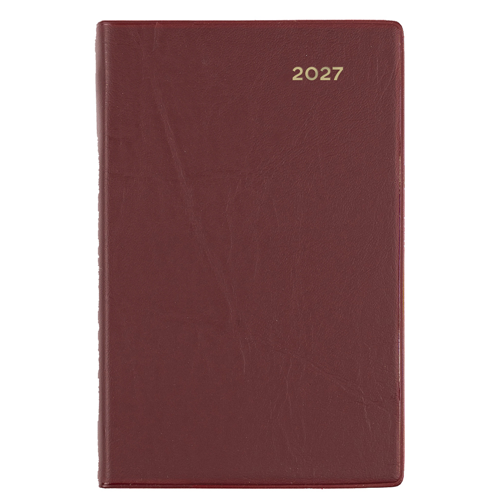 DIARY 2027 COLLINS BELMONT B7R 357.V78 PVC POCKET WTV C RED