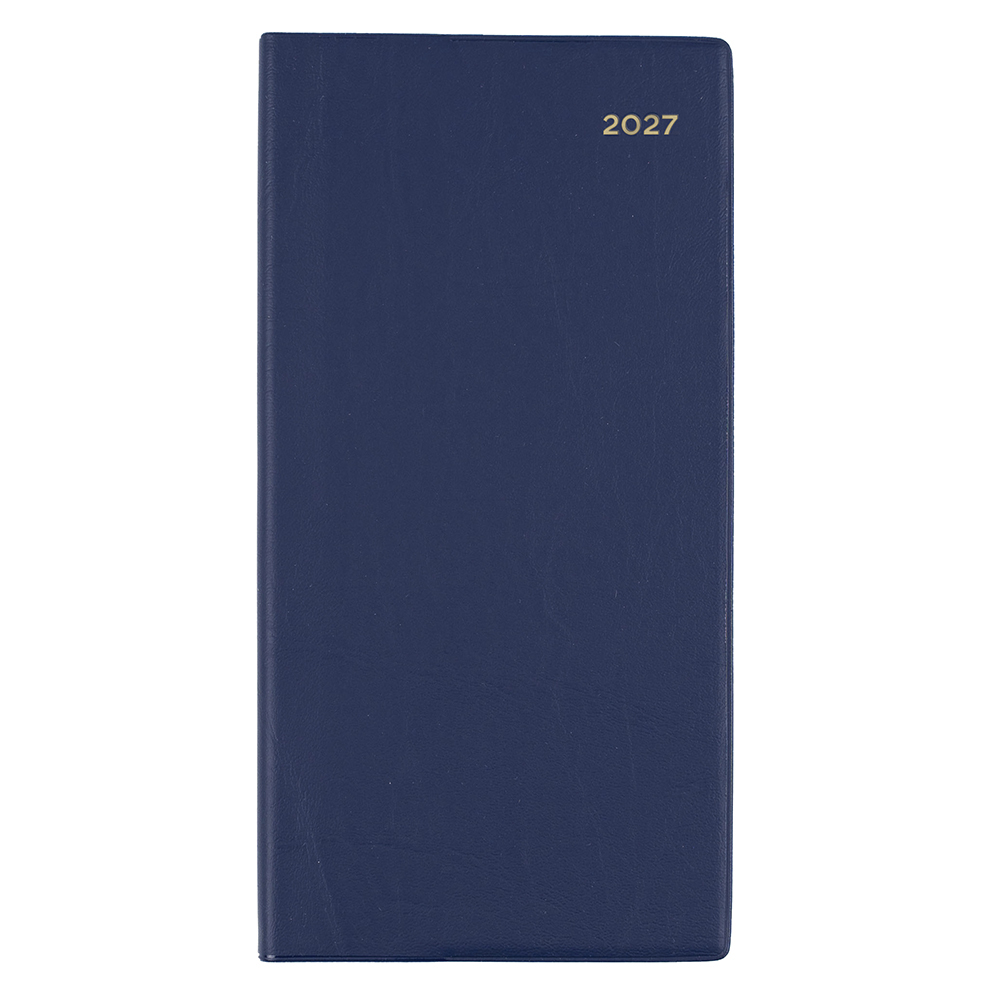 DIARY 2027 COLLINS BELMONT B6/7 377P.V59 PVC SLIM WTV PORT NAVY