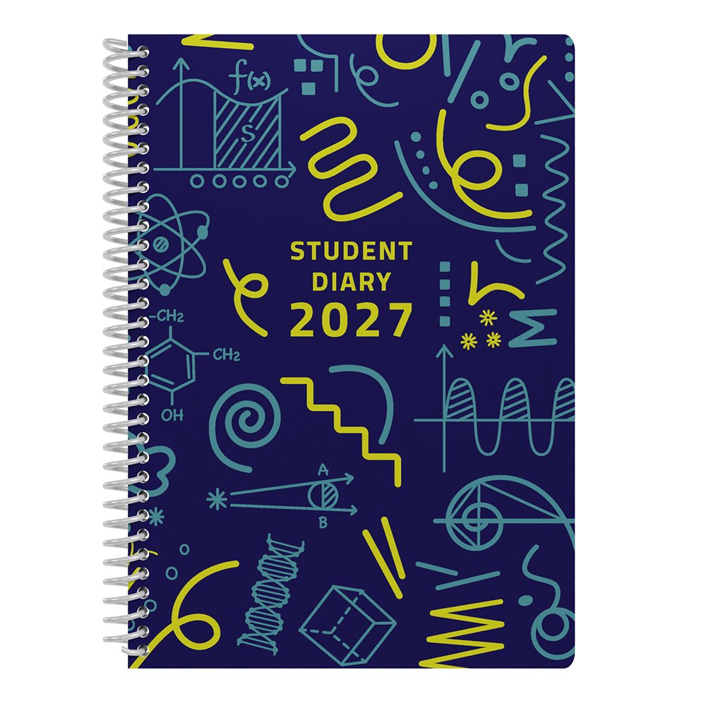 DIARY 2027 COLLINS COLPLAN A5 SC37SP.LGT STUDENT SPIRAL WTV