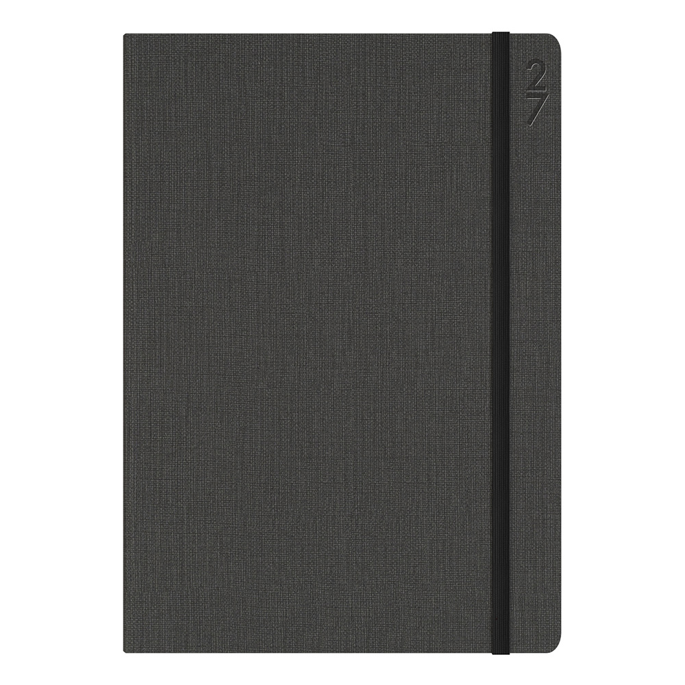 DIARY 2027 DEBDEN DESIGNER A5 D38.P98 WTV CHARCOAL