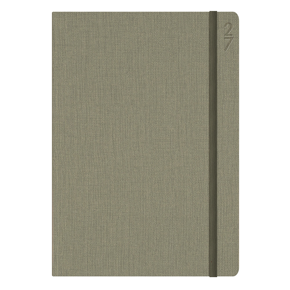 DIARY 2027 DEBDEN DESIGNER A5 D38.P52 WTV GREEN