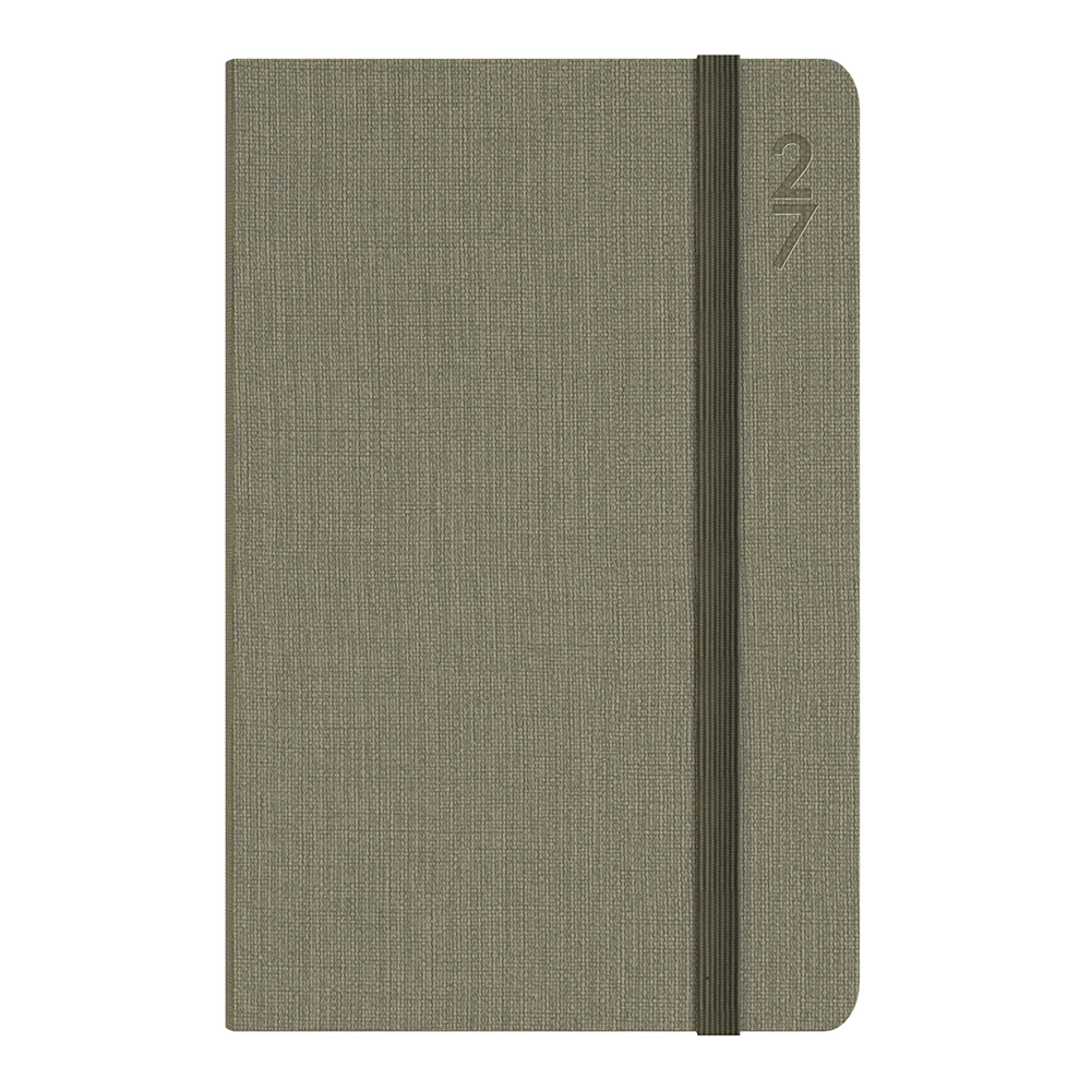DIARY 2027 DEBDEN DESIGNER 85X132MM D36.P52 WTV GREEN
