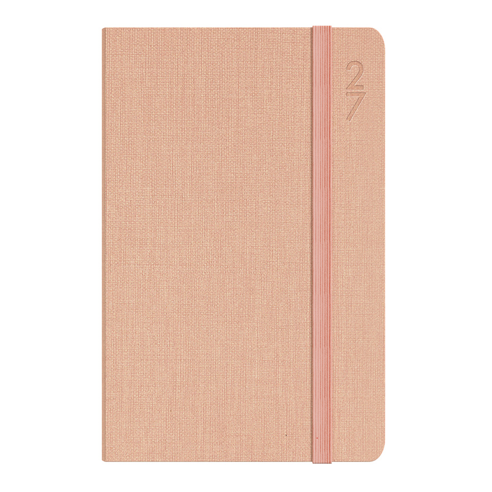 DIARY 2027 DEBDEN DESIGNER 85X132MM D36.P51 WTV PEACH