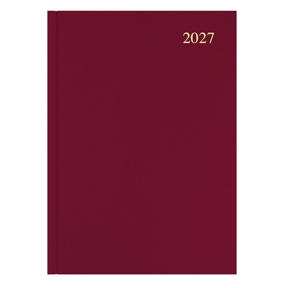 DIARY 2027 COLLINS ESSENTIAL A4 ESSA41.78 DTP MAROON