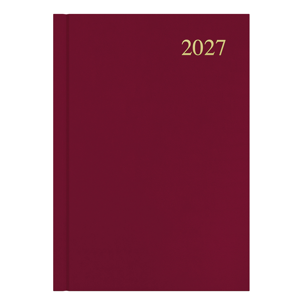 DIARY 2027 COLLINS ESSENTIAL A5 ESSA51.78 DTP MAROON