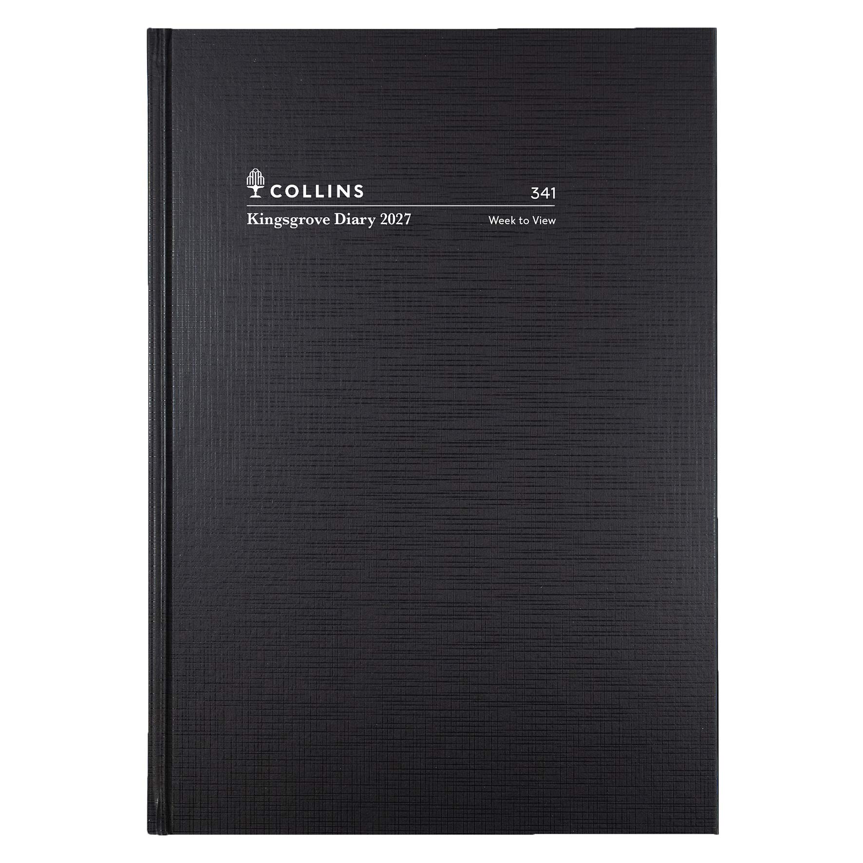 DIARY 2027 COLLINS KINGSGROVE A4 341.P99 WTV BLACK