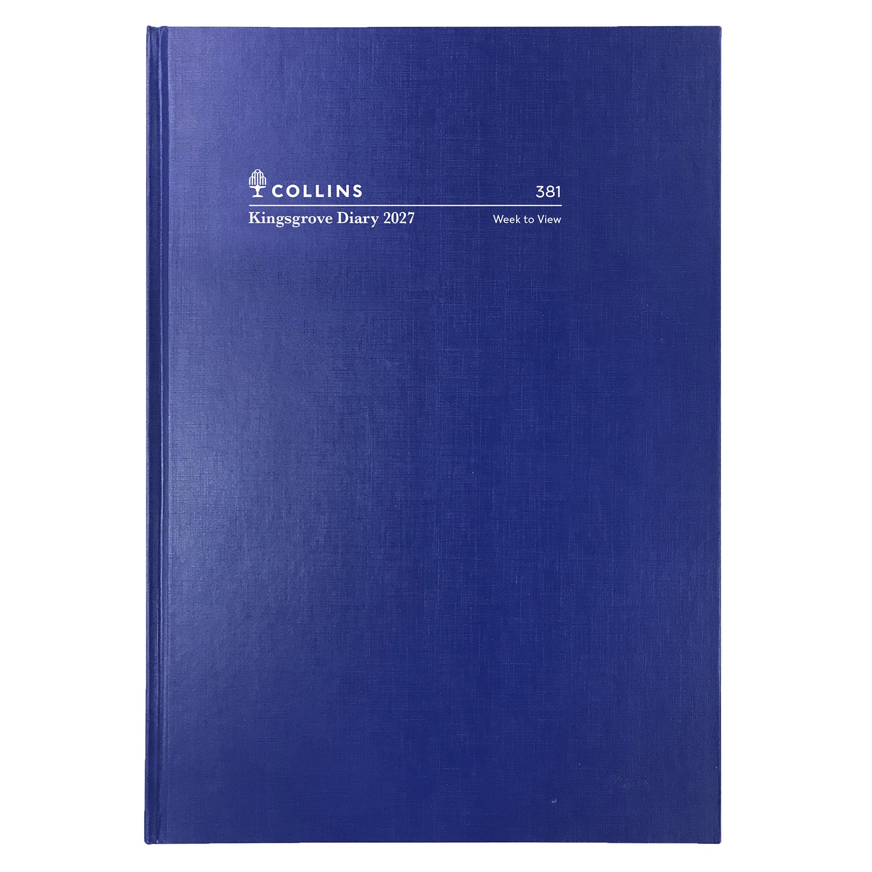 DIARY 2027 COLLINS KINGSGROVE A5 381.P59 WTV BLUE