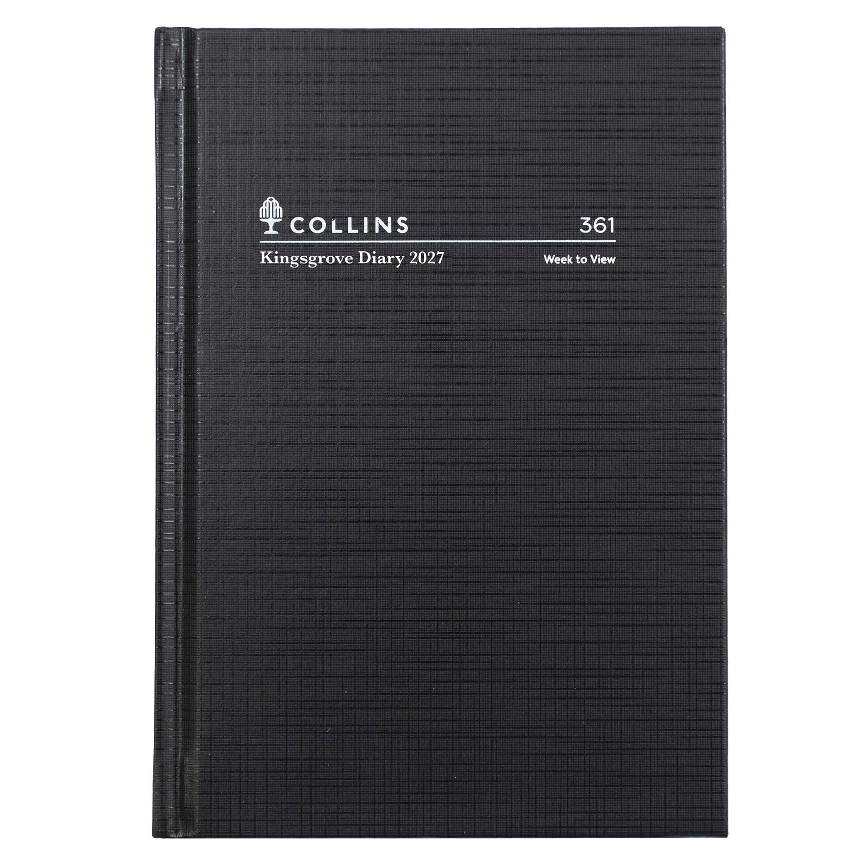 DIARY 2027 COLLINS KINGSGROVE A6 361.P99 WTV BLACK