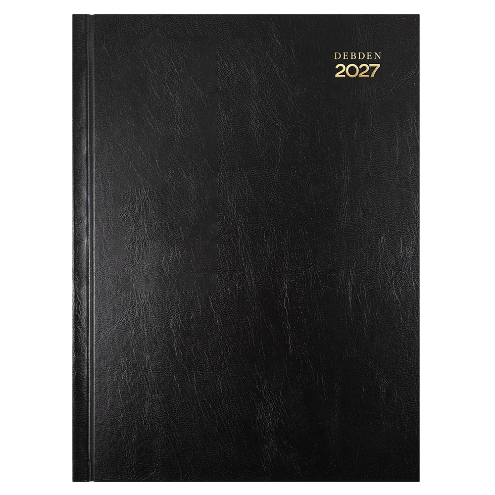 DIARY 2027 DEBDEN KYOTO A4 3001.P99 DTP BLACK