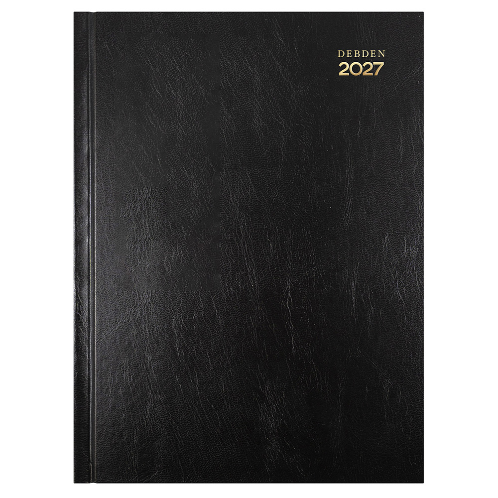 DIARY 2027 DEBDEN KYOTO A4 3201.P99 WTV BLACK