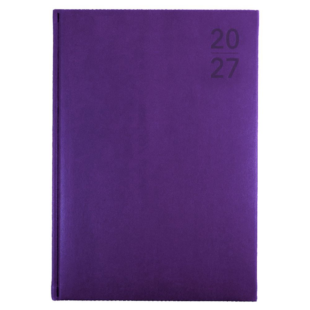 DIARY 2027 DEBDEN SILHOUETTE A4 S4700.P55 WTV PURPLE