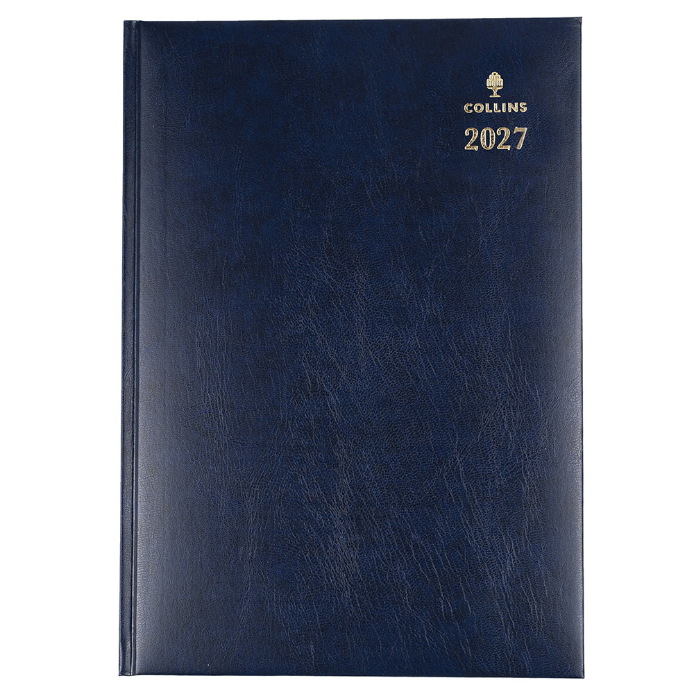 DIARY 2027 COLLINS STERLING A4 144.P59 DTP NAVY