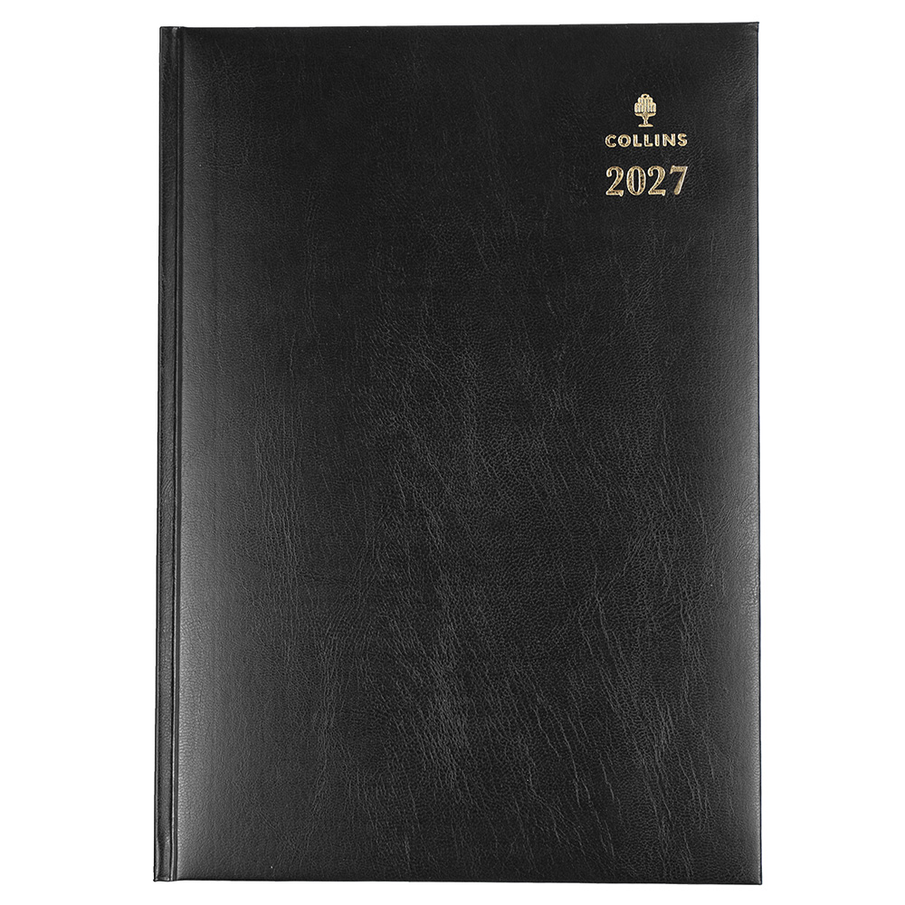DIARY 2027 COLLINS STERLING A4 344.P99 WTV BLACK