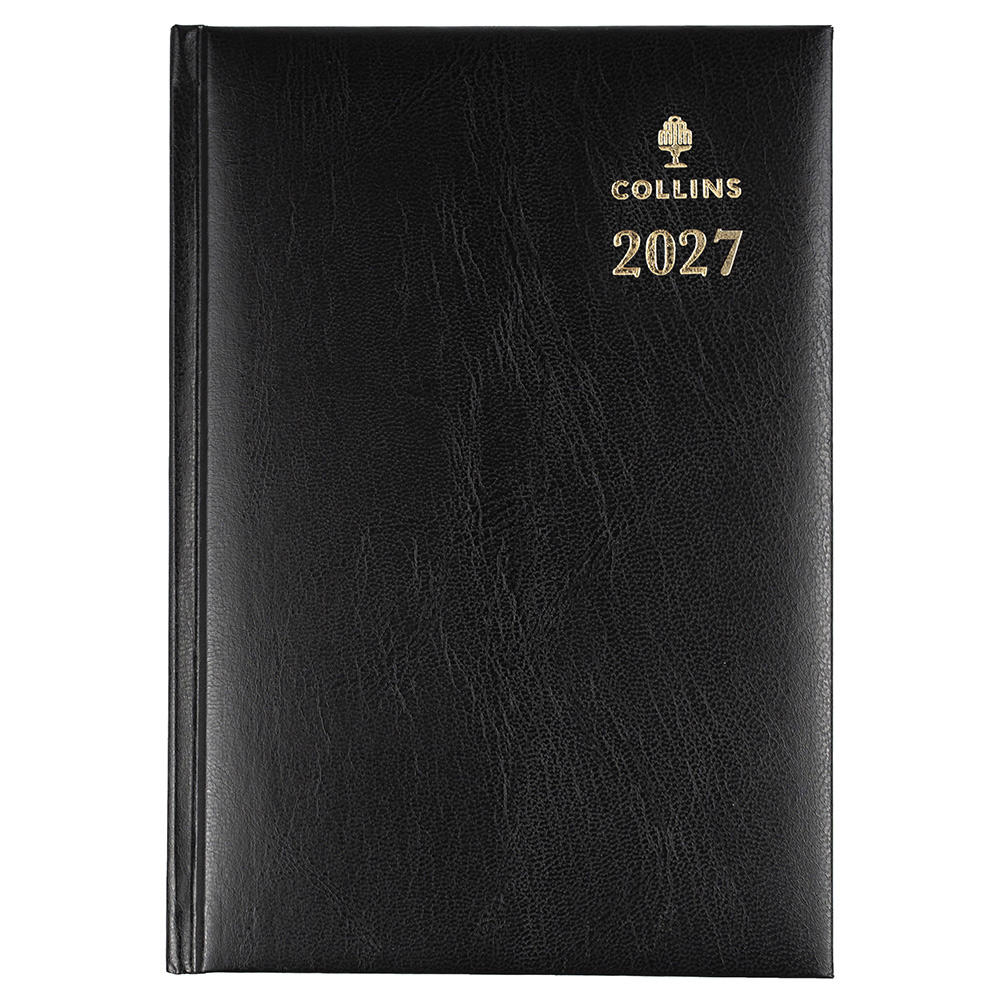 DIARY 2027 COLLINS STERLING A5 184.P99 DTP BLACK