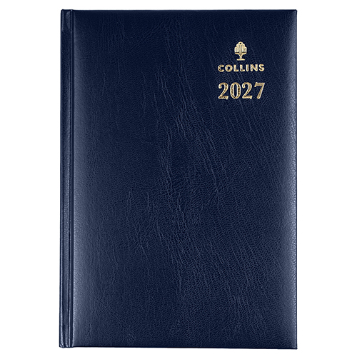 DIARY 2027 COLLINS STERLING A5 184.P59 DTP BLUE