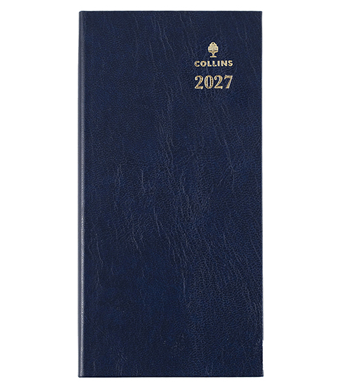 DIARY 2027 COLLINS STERLING B6/7 373P.P59 WTV PORTRAIT NAVY